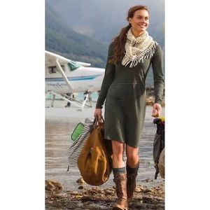 NWT Athleta Gray Sunburst Dress - S